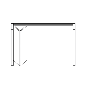 Kit Articolato Plus Pivô 2 Folhas (Fixação Canto/Centro) Dobradiça Inox Padrão