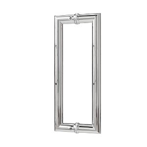 Puxador Duplo Italy Line IL4080 200mm Inox Polido