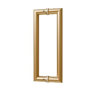 Puxador Duplo Italy Line IL4080 150mm Inox Dourado Matte