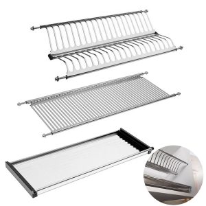 Escorredor de Pratos e copos Hafele Inox com Bandeja 600mm Hafele