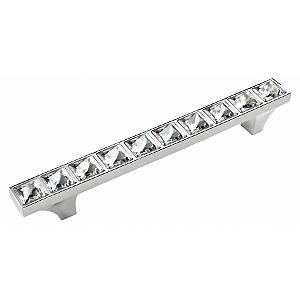 Puxador Cristal IL4410 Cromado 128mm – Italyline