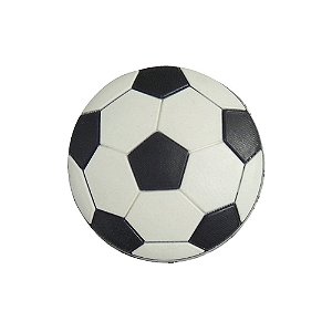 Puxador PVC IL5542 Bola De Futebol Preto 38mm – Italy Line