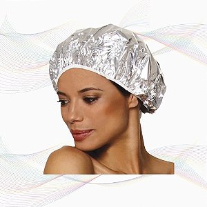 Touca Metalizada Profissional Para Tratamento Capilar