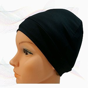 Touca Nero Premium Preta | Poliamida & Elastano | Cabelos Alinhados, Sem Frizz e com Brilho Intenso