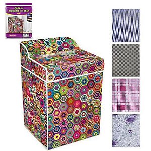 Capa de Máquina de Lavar Vinil Colorida | Proteção Duradoura e Toque de Cor para Sua Lavanderia