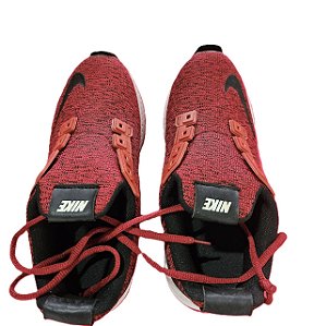 Tenis Masculino Escolar Academia Corrida Caminhada Vermelho