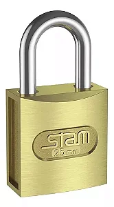 Cadeado Zamac E-Coat 25mm Stam