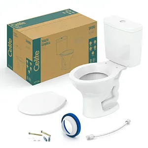 Bacia e Caixa Saveiro Branco 6L Celite