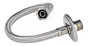Engate Flexivel 40cm Inox Tigre