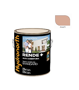 RENDE+ ACRÍLICA AREIA FOSCO - GALÃO 3,6 LITROS - HYDRONORTH