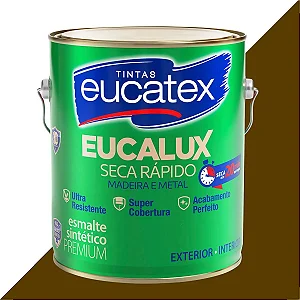 TINTA ESMALTE SINTETICO EUCATEX 3600ML MARROM BRILHANTE EUCALUX
