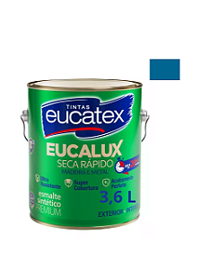 TINTA ESMALTE SINTETICO EUCATEX 3600ML AZUL FRANÇA  BRILHANTE EUCALUX