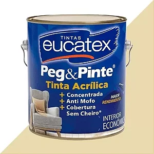 TINTA PEG&PINTE  AREIA  3,6 LITROS EUCATEX