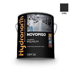 NOVOPISO GRAFITE - GALÃO 3,6 LITROS - HYDRONORTH