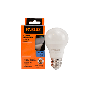 Kit 50 lâmpadas 9w Foxlux  luz fria