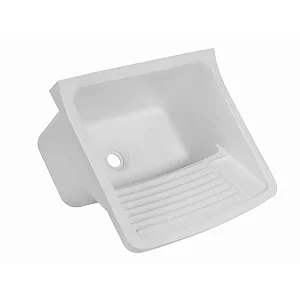 TANQUE PLASTICO 58X52X32 40L BRANCO ASTRA