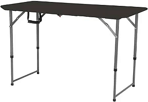 Mesa Dobrável Camper 120 Cm Preta Kala