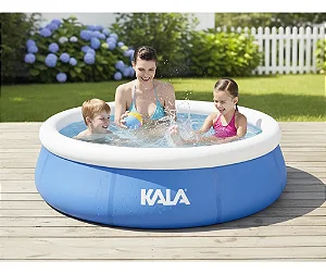 Piscina Inflável Redonda Kala 1000L Azul 1,68m
