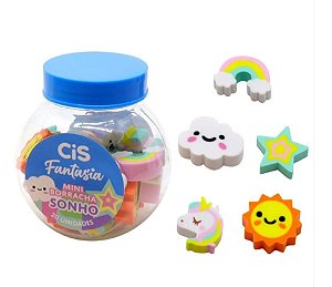 Kit com 5 Mini Borrachas - Sonhos