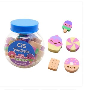 Kit com 5 Mini Borrachas - Candy