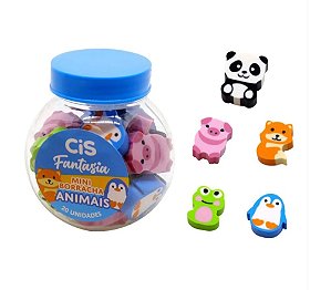 Kit com 5 Mini borrachas - Animais