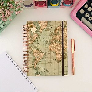 Caderno Inteligente Universitário - Mapa Mundi