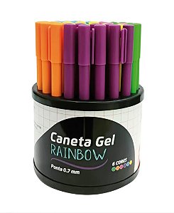 Caneta Gel Rainbow, 0.7 mm - Léo&Léo