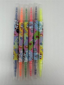 Marca Texto Neon, Astronauta - 2 Pontas - Importada