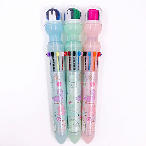 Caneta 10 pontas + carimbo, 0.7 mm - Importada