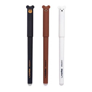 Caneta Apagável Ursinho, 0.7mm - Léo&Léo