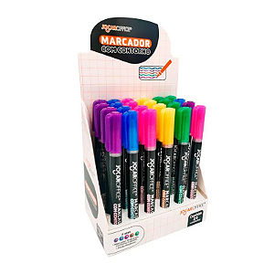 Caneta Marcador com contorno - Jocaroffice