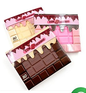 Bloco Barra de Chocolate com cheirinho - Importada