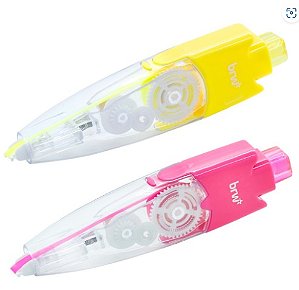 Marca texto em fita retrátil