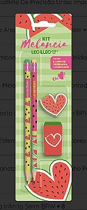 kit lápis melancia