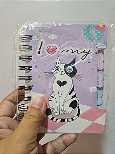cadernetinha gatinho