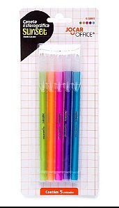 Blister caneta esferográfica Sunset