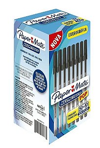 Caneta kilometrica preta