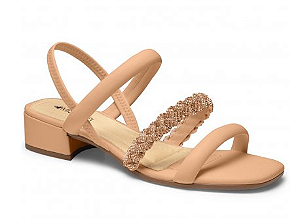 Sandalias Calçados Femininos Sandalia Fem Salto Baixo Mississipi Q7352