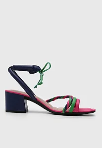 Sandalias Calçados Femininos Sandalia Fem Salto Baixo Dakota Z9742