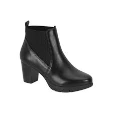 Bota Fem Modare Cano Curto Salto Baixo 7080200 Preto