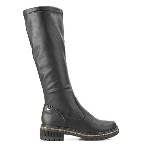 Bota Fem Dakota Cano Longo Salto Baixo G5693 Preto