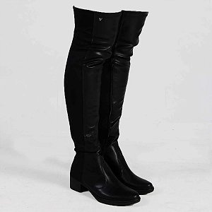 Bota Cano Longo Calçados Femininos Mississipi Bota Fem Cano Longo Salto Baixo Mi603