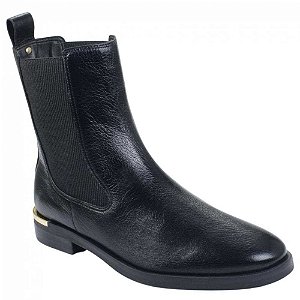 Bota Fem Luz Da Lua Cano Curto 80450003 Preto