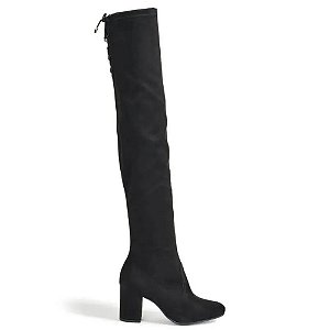 Bota Fem Via Marte Cano Longo 024001 Preto
