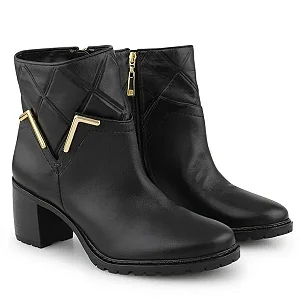 Bota Cano Curto Calçados Femininos Luz Da Lua Bota Fem Cano Curto S80419i222
