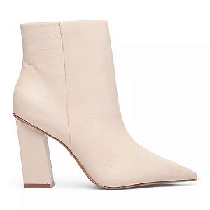 Bota Fem Carrano Cano Curto Salto Alto 636002 Mestico/Lait
