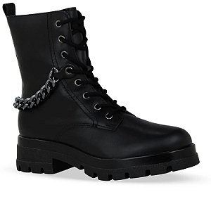 Bota Fem Bottero Cano Curto Salto Baixo 362901 Preto