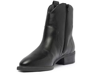 Bota Fem Anacapri Cano Curto Salto Baixo C3044700040003 Preto