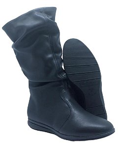 Bota Fem Piccadilly Cano Curto 261025 Preto
