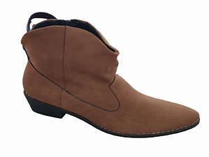 Bota Fem Piccadilly  Cano Curto Salto Baixo 661007 Caramelo